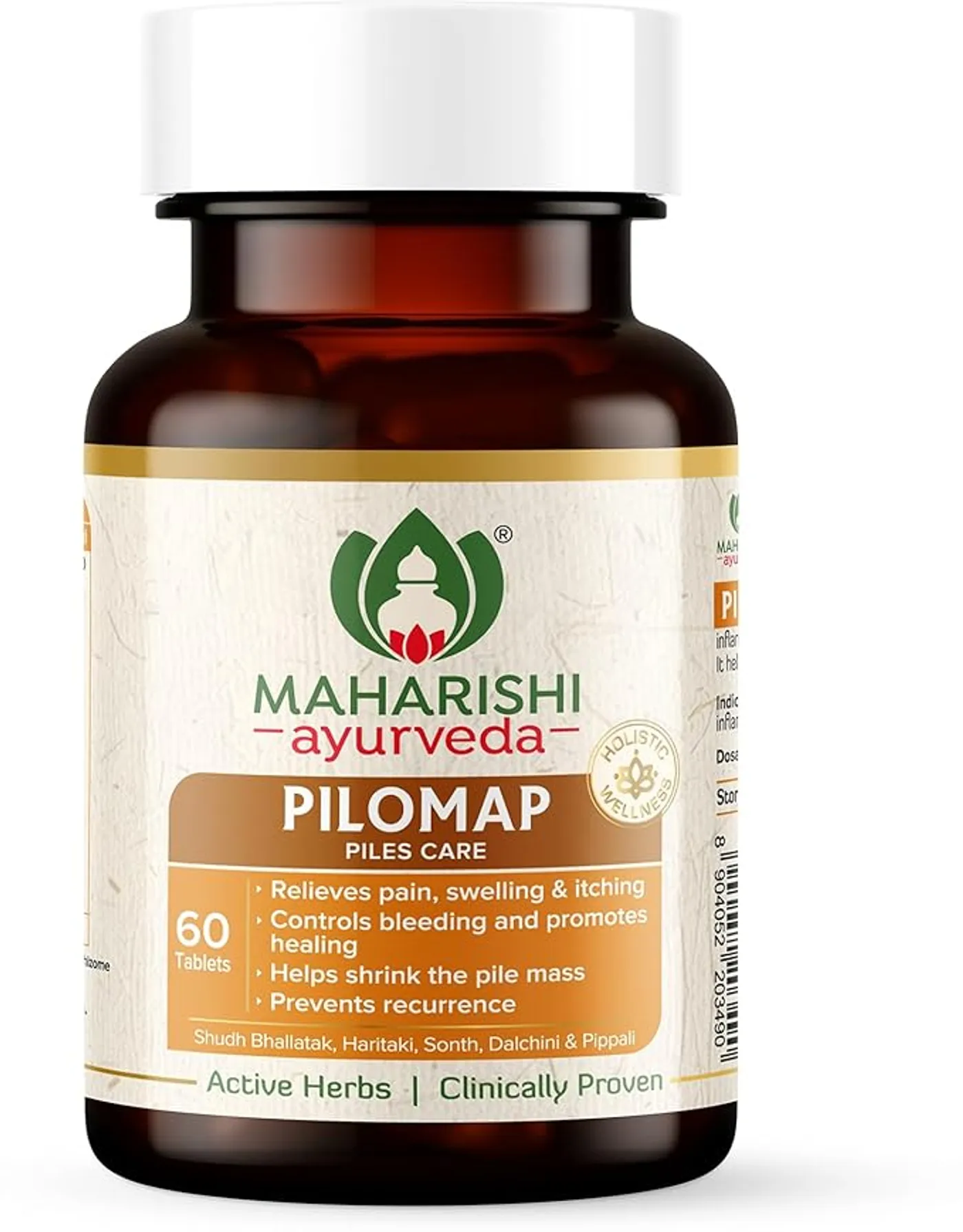 Maharishi Ayurveda Pilomap Herbal Tablets for Piles Relief Maharishi Ayurveda Pilomap 100% Herbal for relives pain and swelling
