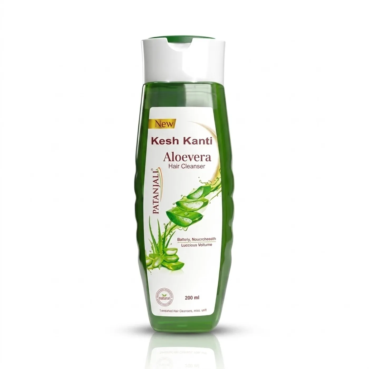 Patanjali Kesh Kanti Aloe Vera Hair Cleanser Shampoo Patanjali Kesh Kanti Aloevera Hair Cleanser 180ML, Natural Nourishing Shampoo, Herbal Care for Healthy Hair, Scalp Cleansers for Men and Women, For All Types