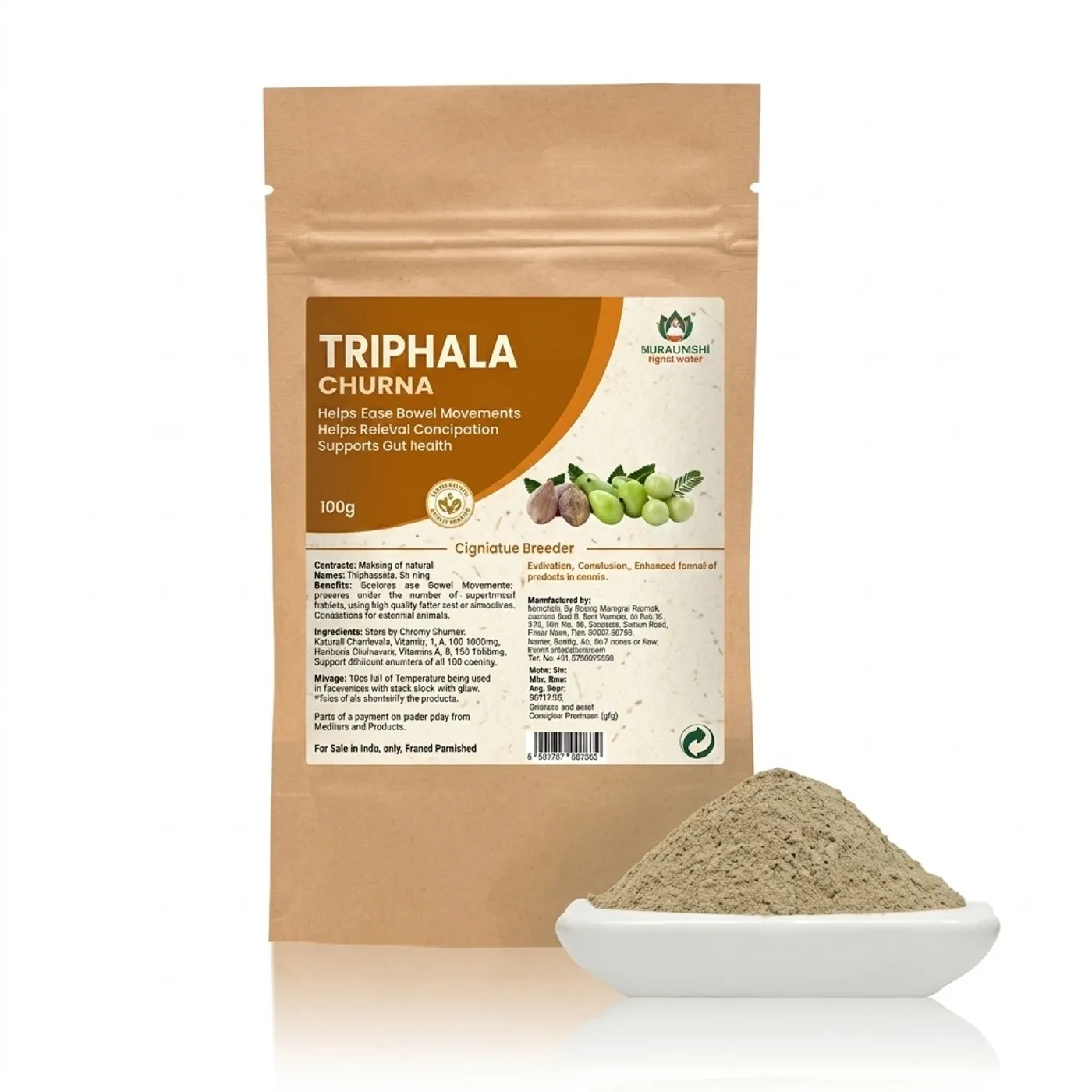Maharishi Ayurveda Triphala Churna – Digestion Support Maharishi Ayurveda Triphala Churna Constipation Relief Digestive Wellness Supplement Health Care