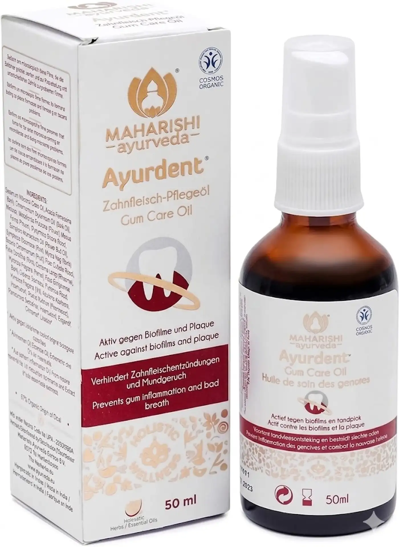 Maharishi Ayurveda Gum Care Oil for Healthy Gums & Teeth Maharishi Ayurveda Gum Care Oil Based on Sesame Oil and Peppermint - Gum Protection - Oral Hygiene - Ayurdent