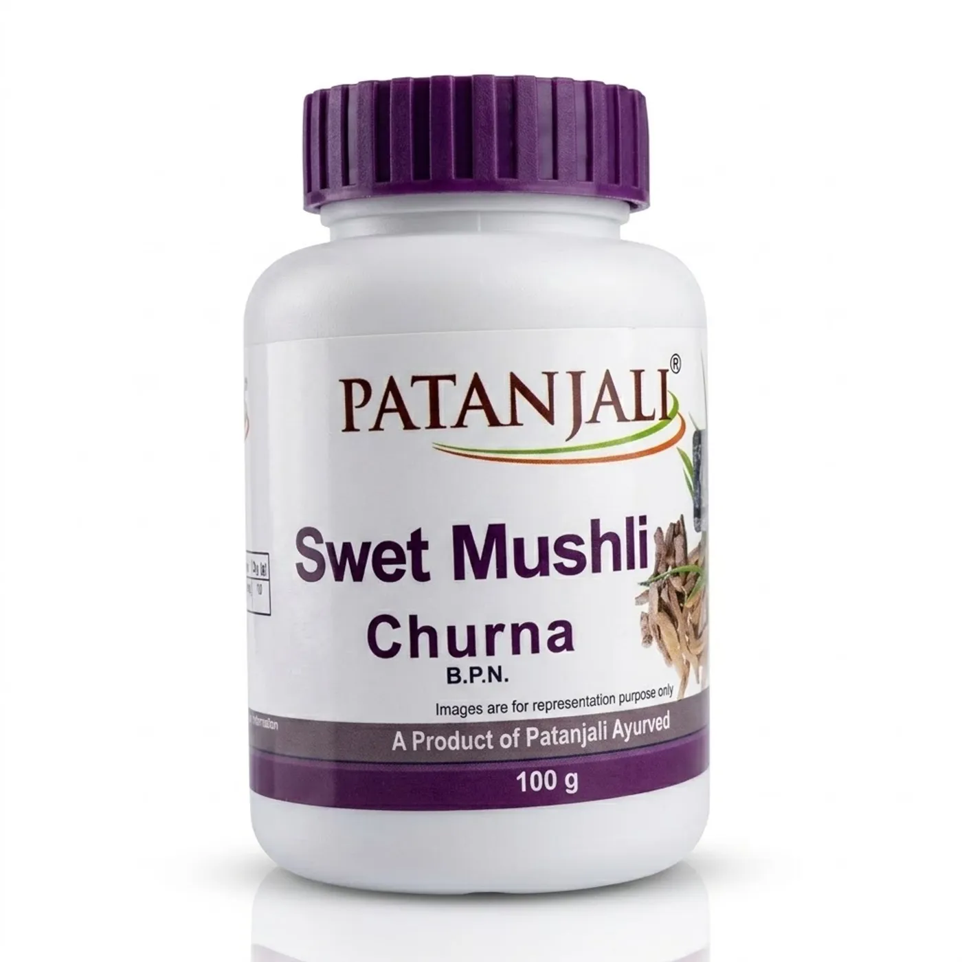 Swet Mushli Churna for Weakness & Stamina Patanjali Swet Mushli Churna for Strength & Vitality