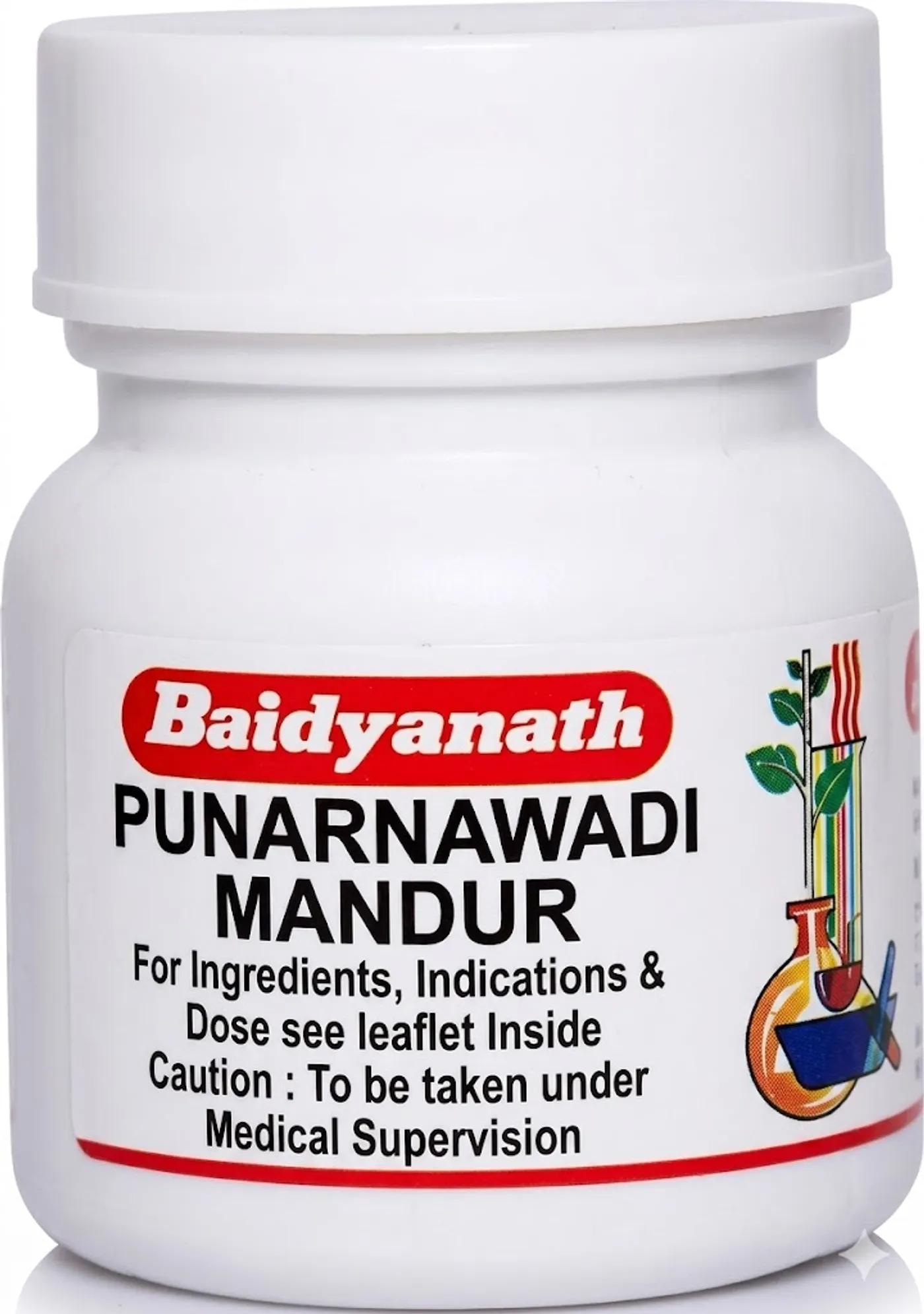 Baidyanath Punarnavadi Mandur – Digestion, Liver & Kidney Support Baidyanath Punarnavadi Mandur 40 Tablets | Ayurvedic Iron | Liver & Kidney Health