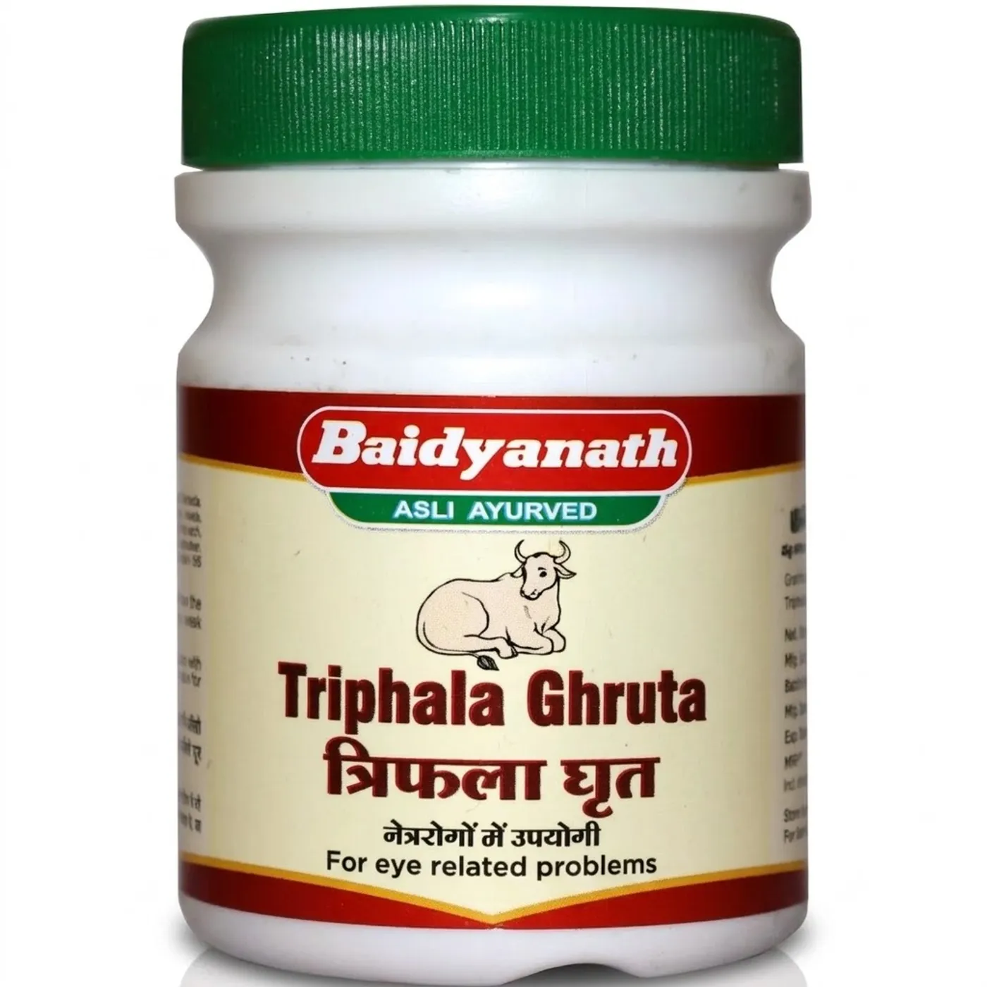 Buy Baidyanath Triphala Ghrita 100g - Relieves Dry Eyes Baidyanath Triphala Ghrita 100g | Helps in Vision, Better eye-sight & eye disorders |Relieves Dry Eyes & Eye Pain