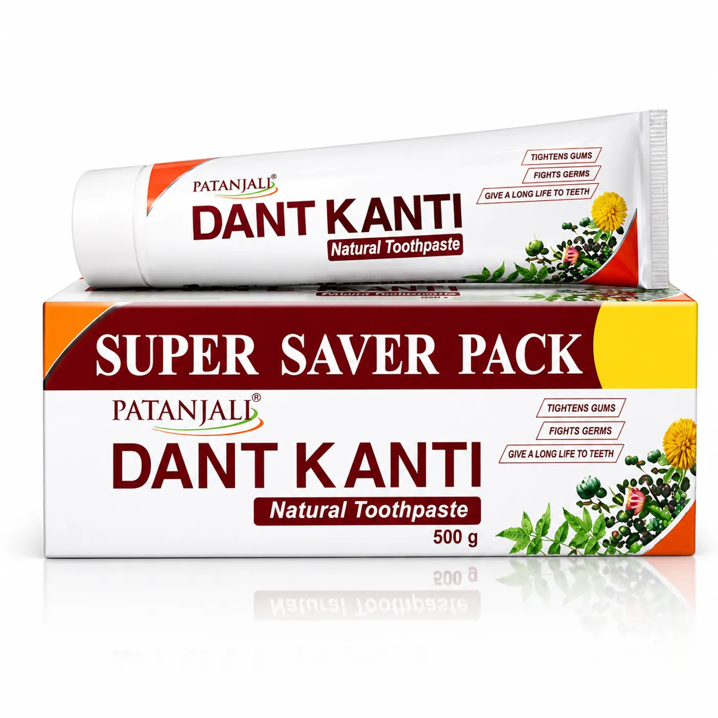 Ayurvedic Toothpaste for Strong Teeth & Gum Care Patanjali Dant Kanti for Strong Teeth & Fresh Breath