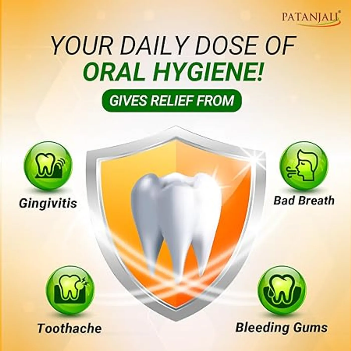 Ayurvedic Toothpaste for Strong Teeth & Gum Care 5 Patanjali Dant Kanti for Strong Teeth & Fresh Breath 5