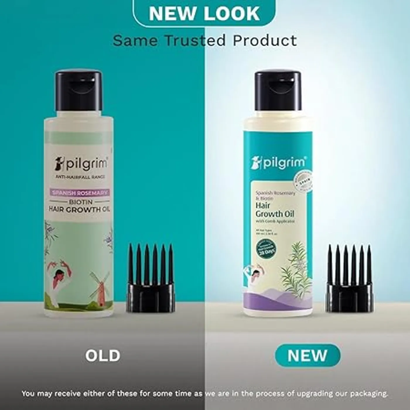 Pilgrim Spanish Rosemary & Biotin HairGrowth Oil to Control Hair Fall & Strengthens Hair | Rosemary essential oil for hairgrowth | Reduces Hairfall | Strengthens Hair I For Women and Men 2