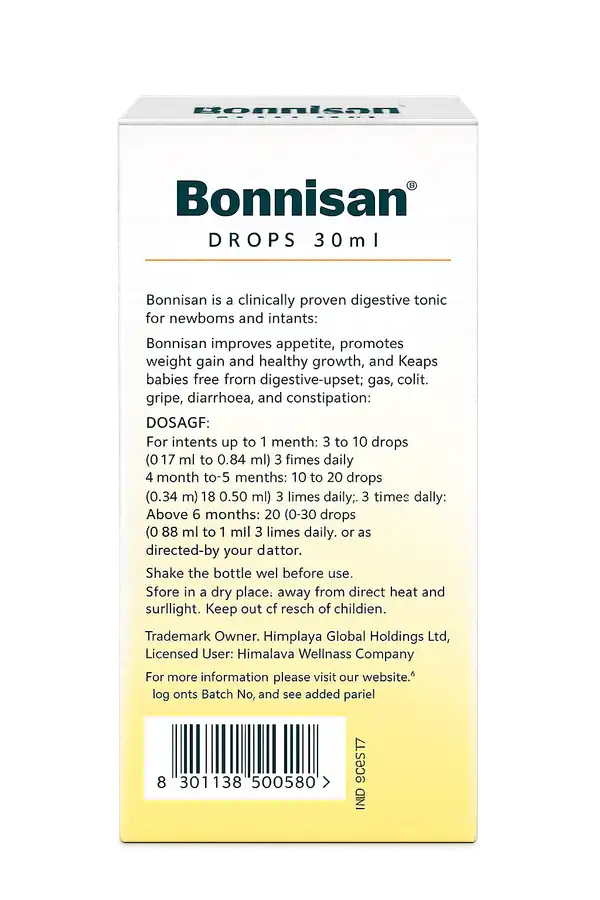 Buy Himalaya BONNISAN Health Supplement for Digestion - Kids & Adults 2 Himalaya Bonnisan for Kid’s Gut Health & Appetite - Colic, Gas & Digestion Support Drops 2