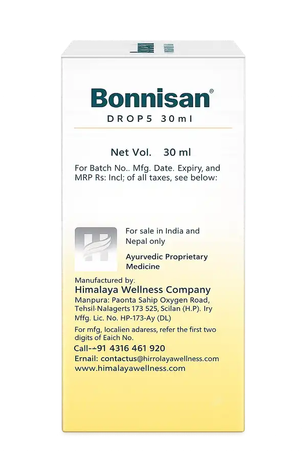 Buy Himalaya BONNISAN Health Supplement for Digestion - Kids & Adults 3 Himalaya Bonnisan for Kid’s Gut Health & Appetite - Colic, Gas & Digestion Support Drops 3