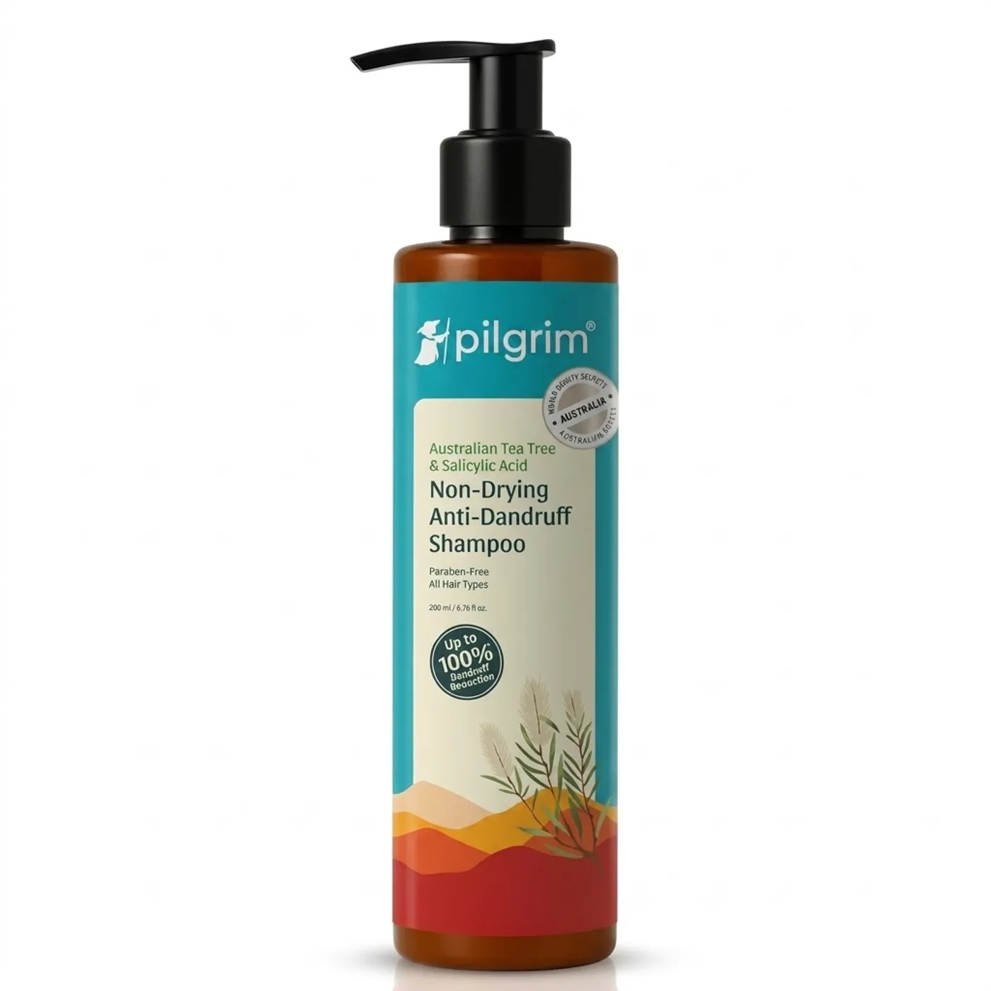 Pilgrim Tea Tree Anti-Dandruff Shampoo – Controls Dandruff & Itch Pilgrim Australian Tea Tree Non-Drying Anti-Dandruff Shampoo | Removes Dandruff from Source | Helps with Itching, Irritation | Strong & Smooth Hair | For Men & Women