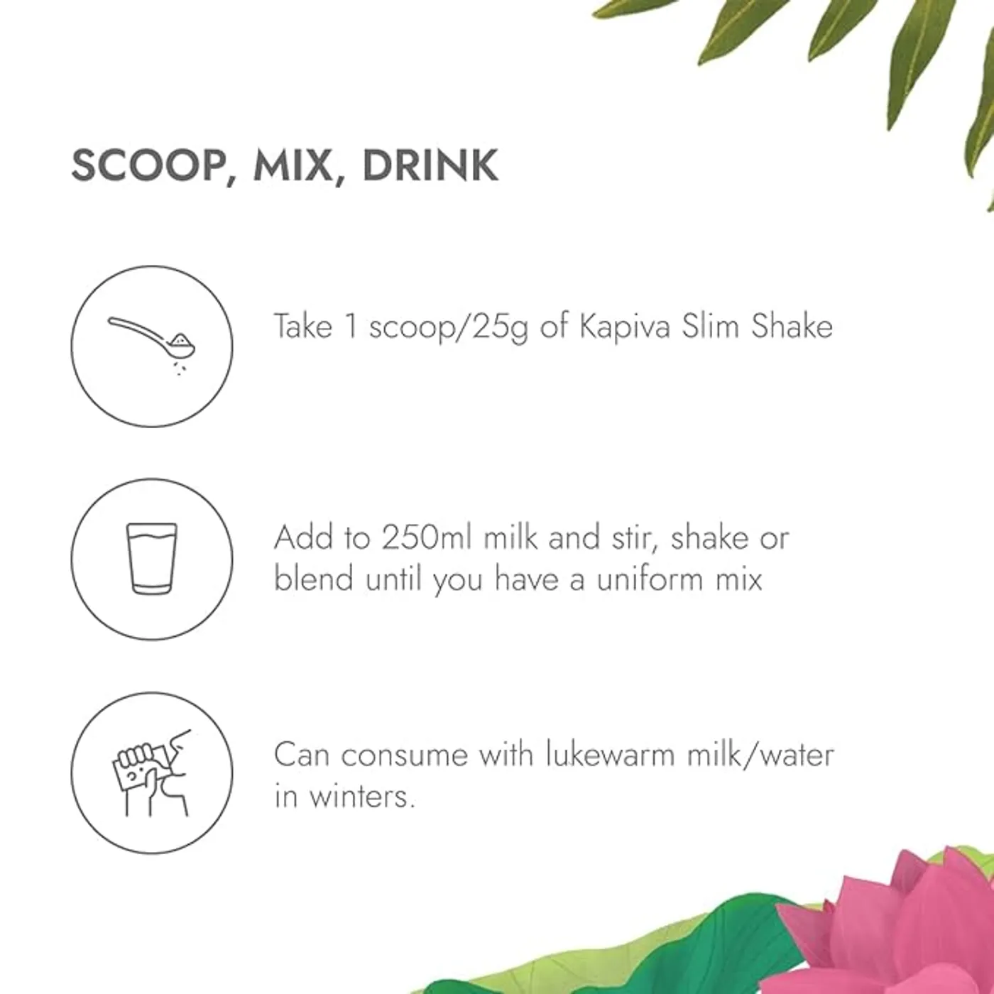 Kapiva Mango Slim Shake for Weight Management 3 Kapiva Mango Slim Shake -Meal Replacement Drink Powered With 6 Ayurvedic Herbs and 12 Superfoods - Helps in Weight Management 500 Grams 3