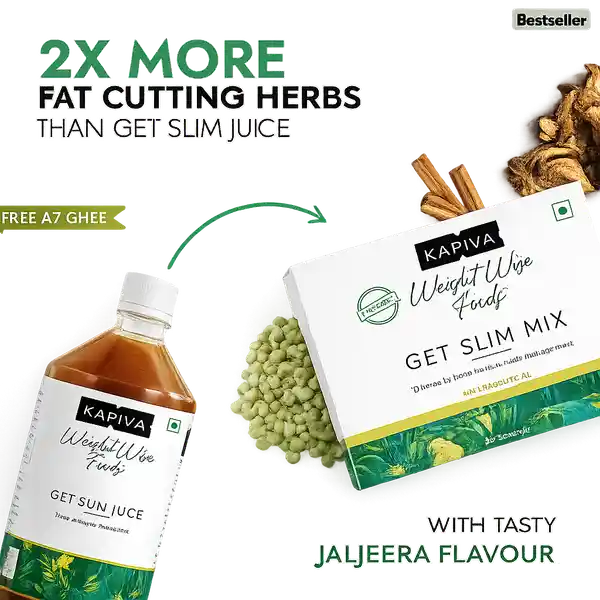 Kapiva Get Slim Mix Powder for Weight Management 2 Kapiva Get Slim Mix Powder for Natural Weight Management & Fat Control 2