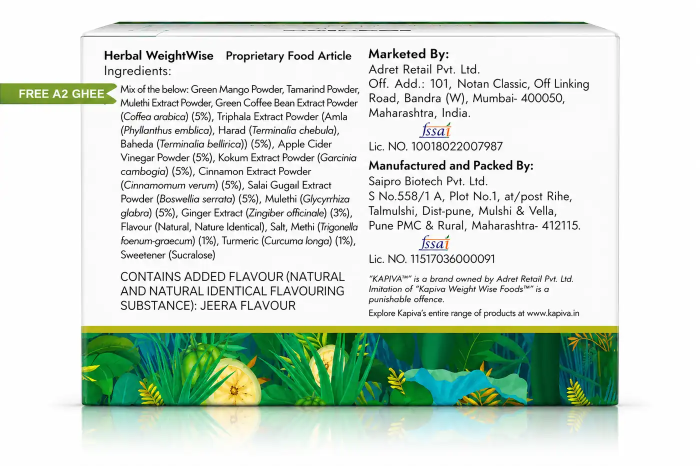 Kapiva Get Slim Mix Powder for Weight Management 6 Kapiva Get Slim Mix Powder for Natural Weight Management & Fat Control 6