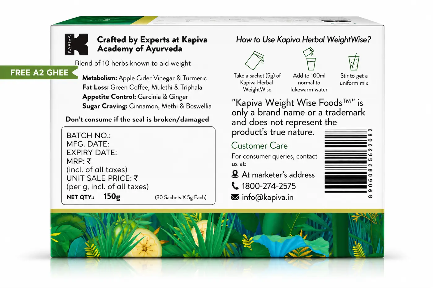 Kapiva Get Slim Mix Powder for Weight Management 7 Kapiva Get Slim Mix Powder for Natural Weight Management & Fat Control 7
