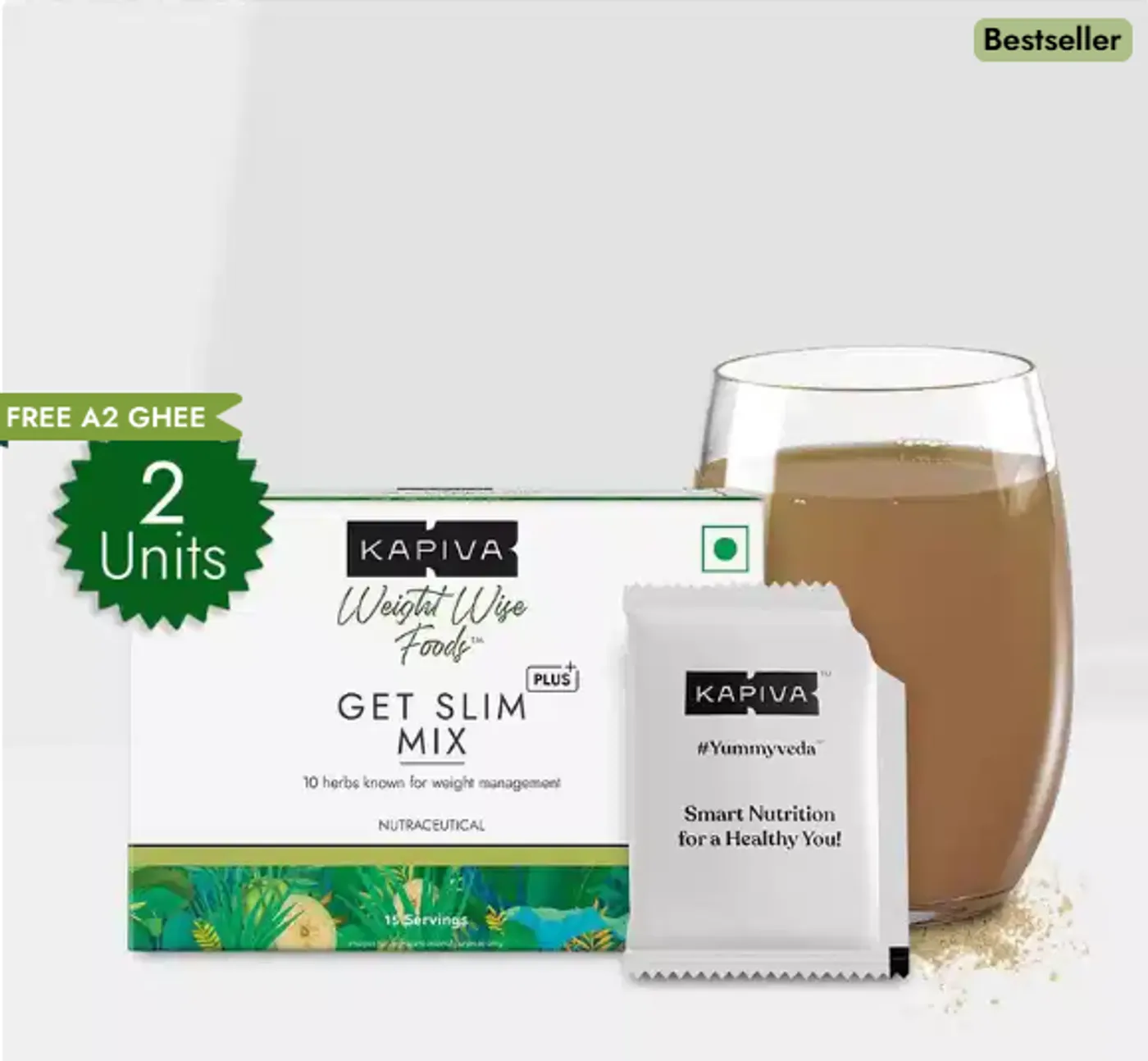 Kapiva Get Slim Mix Powder for Weight Management 8 Kapiva Get Slim Mix Powder for Natural Weight Management & Fat Control 8
