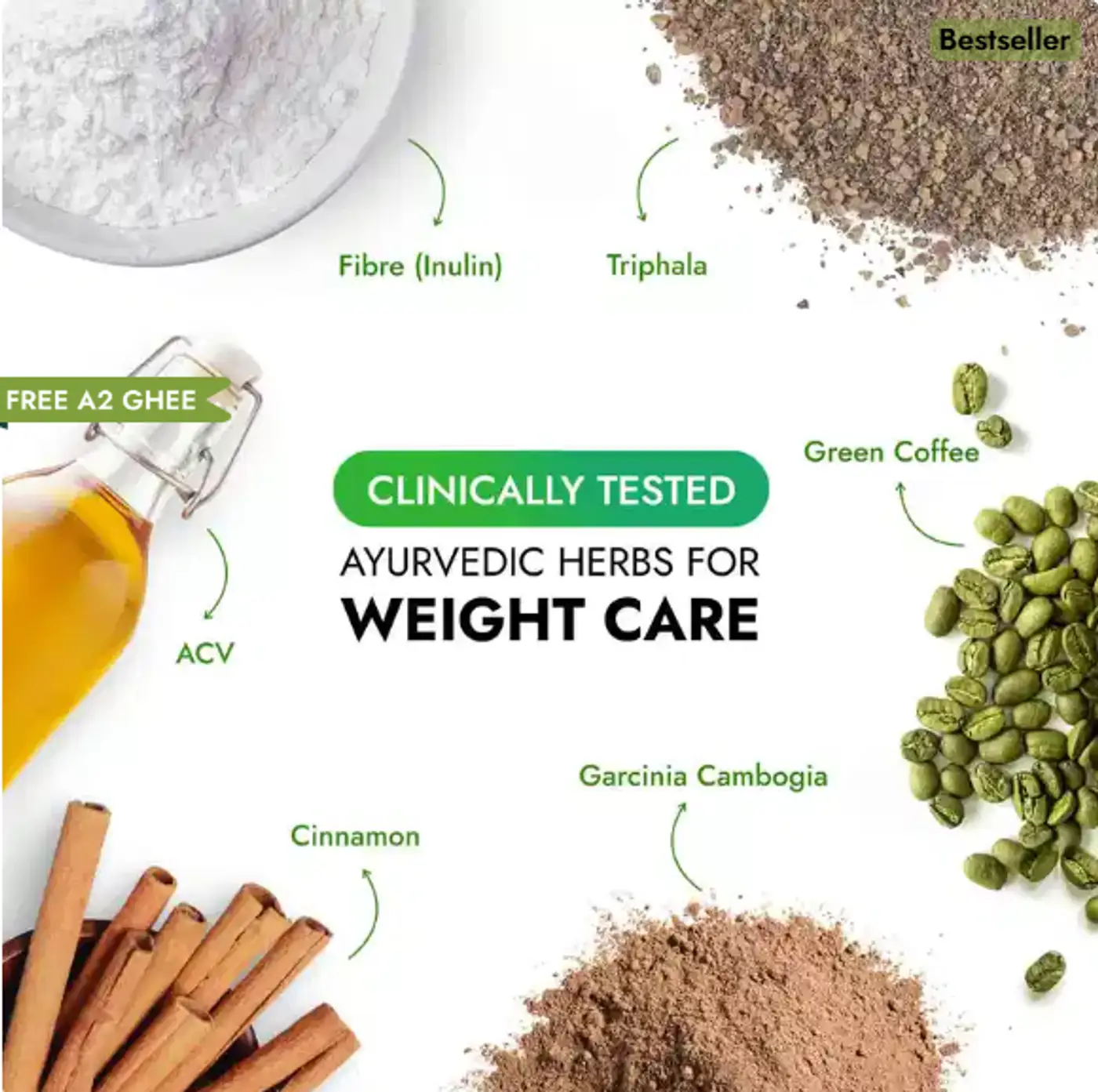 Kapiva Get Slim Mix Powder for Weight Management 10 Kapiva Get Slim Mix Powder for Natural Weight Management & Fat Control 10