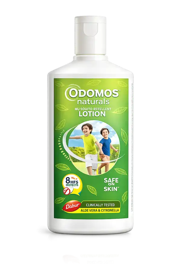 Odomos Naturals Mosquito Repellent Lotion, 100g - Safe & Effective Dabur Odomos Naturals Mosquito Repellant Lotion