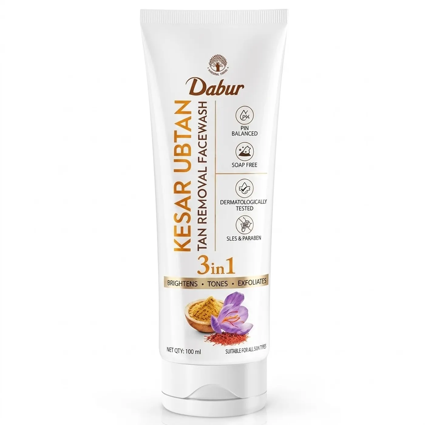 Dabur Kesar Ubtan Face Wash for Bright & Clear Skin Dabur Kesar Ubtan Face Wash for Bright & Clear Skin
