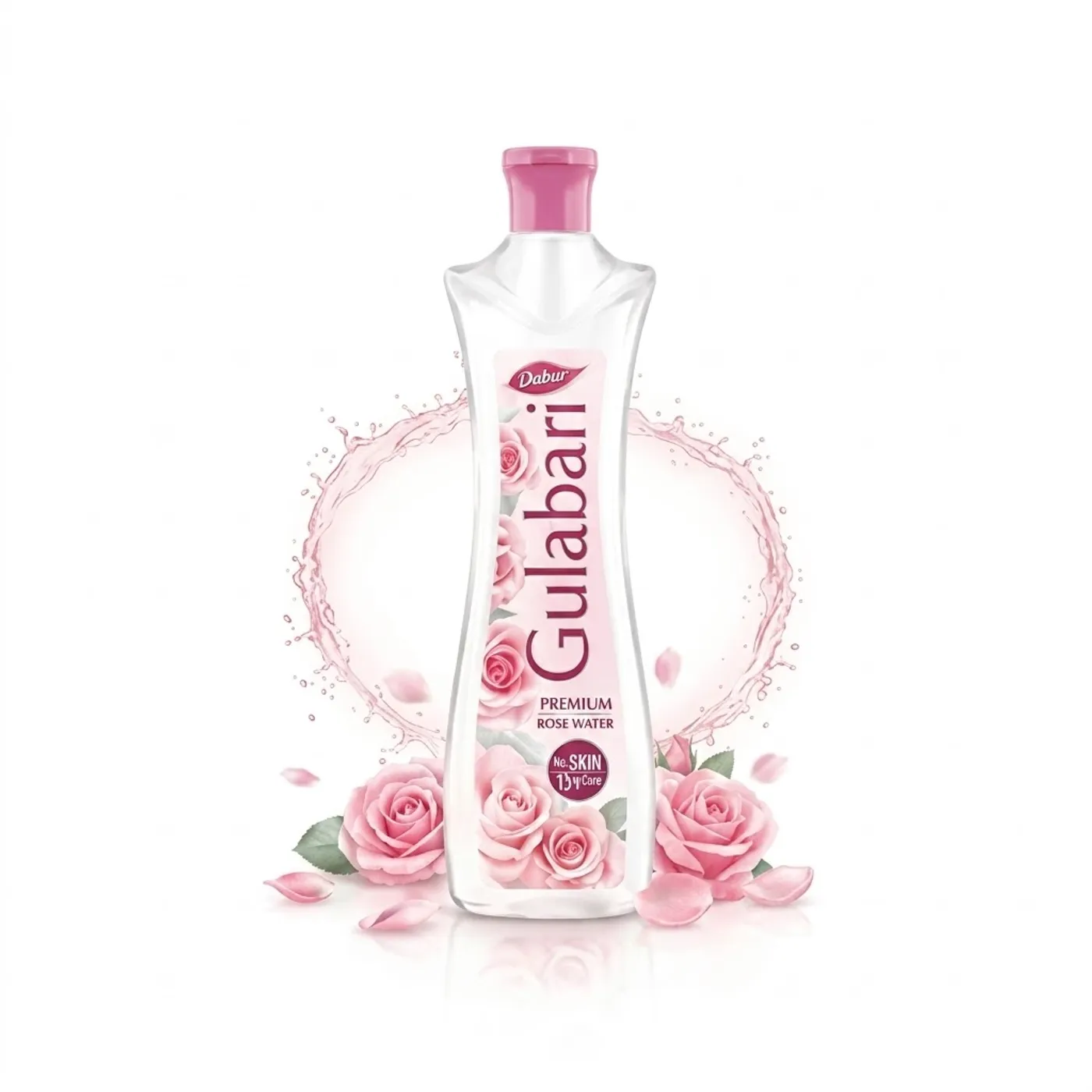 Dabur Gulabari Rose Water Toner for Glowing Skin Dabur Gulabari Premium Rose Water/Face Toner - 400ml | No Paraben | Alcohol Free | Cleanses, Hydrates & Moisturises Skin | Balances & Restores Skin's pH Levels | For All Skin Types