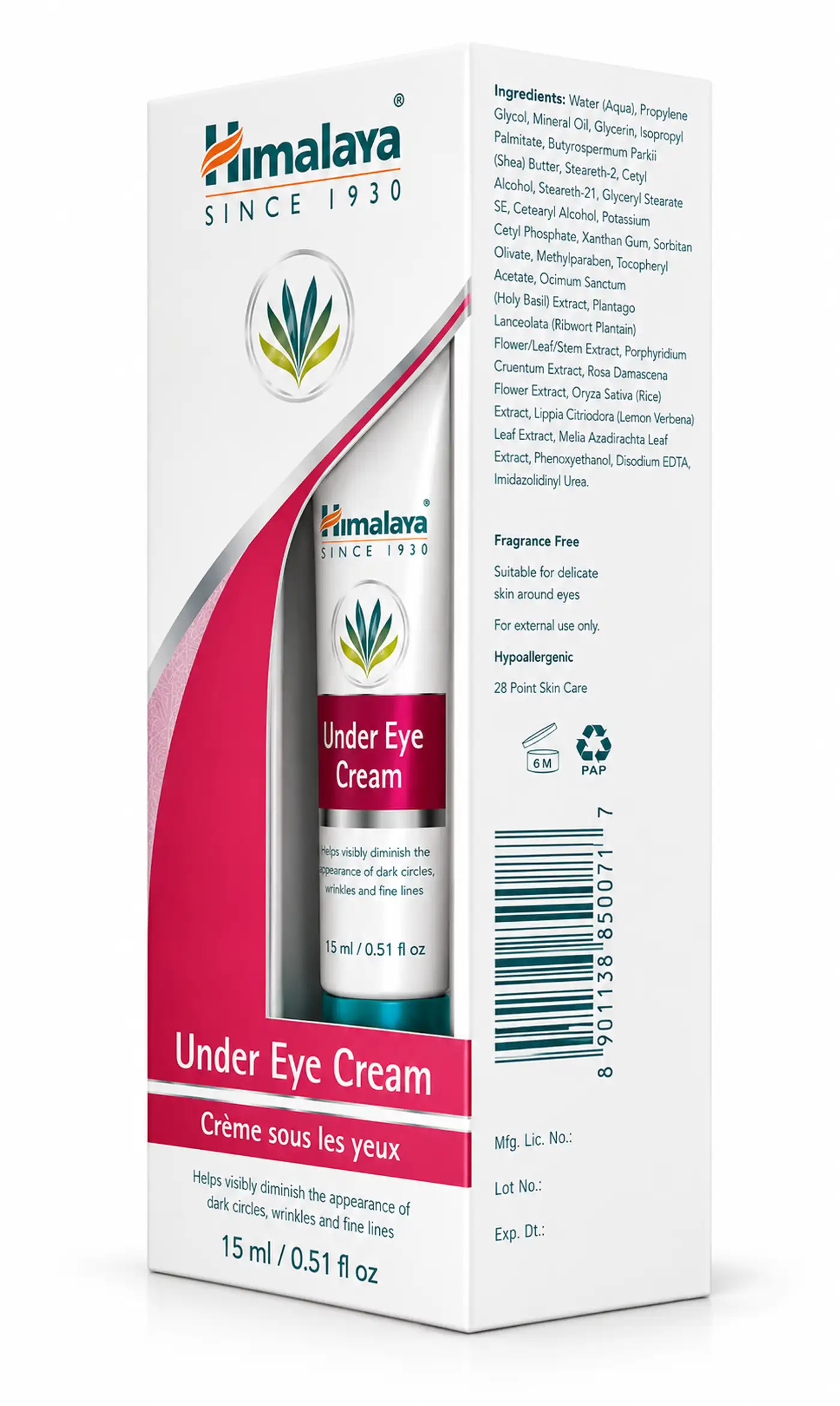 Under Eye Cream for Dark Circles | Himalaya 4 Himalaya Under Eye Cream for Brighter & Refreshed Eyes 4