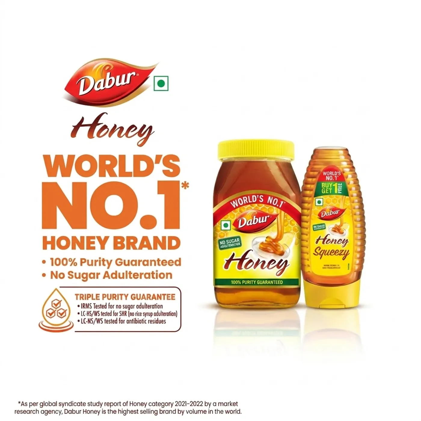 Dabur Honey – 100% Pure & Natural Ayurvedic Honey 2 Dabur Honey 99% Pure Natural Ayurvedic Honey 2