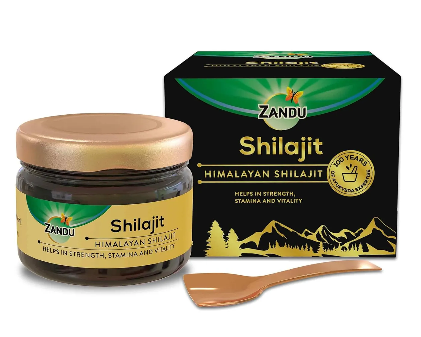 zandu himalayan shilajit resin boost energy vitality zandu