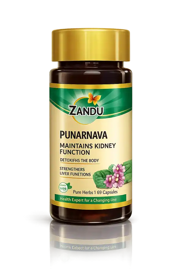 Zandu Punarnava - Liver and Kidney Care Supplement Zandu Punarnava with electrolyte balancing properties | Maintains Kidney Function & Strengthens Liver Functions