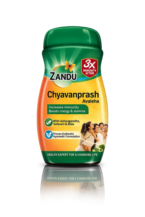 Zandu Chyawanprash Avaleha - Improve Stamina & Boost Immunity - 910g Zandu Chyawanprash Avaleha 910g for Immunity, Energy, Stamina & Vitality
