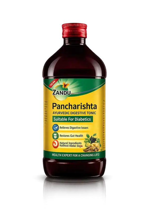 Buy Zandu Pancharishta for Gas, Acidity & Digestion Zandu Pancharishta for Complete Digestive Care - Gas, Acidity & Indigestion Relief Tonic
