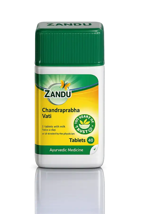 AyuHeal Zandu Chandraprabha Vati - Urinary & kidney Support 2 Zandu Chandraprabha Vati Tablets - Supports urinary and kidney health 2
