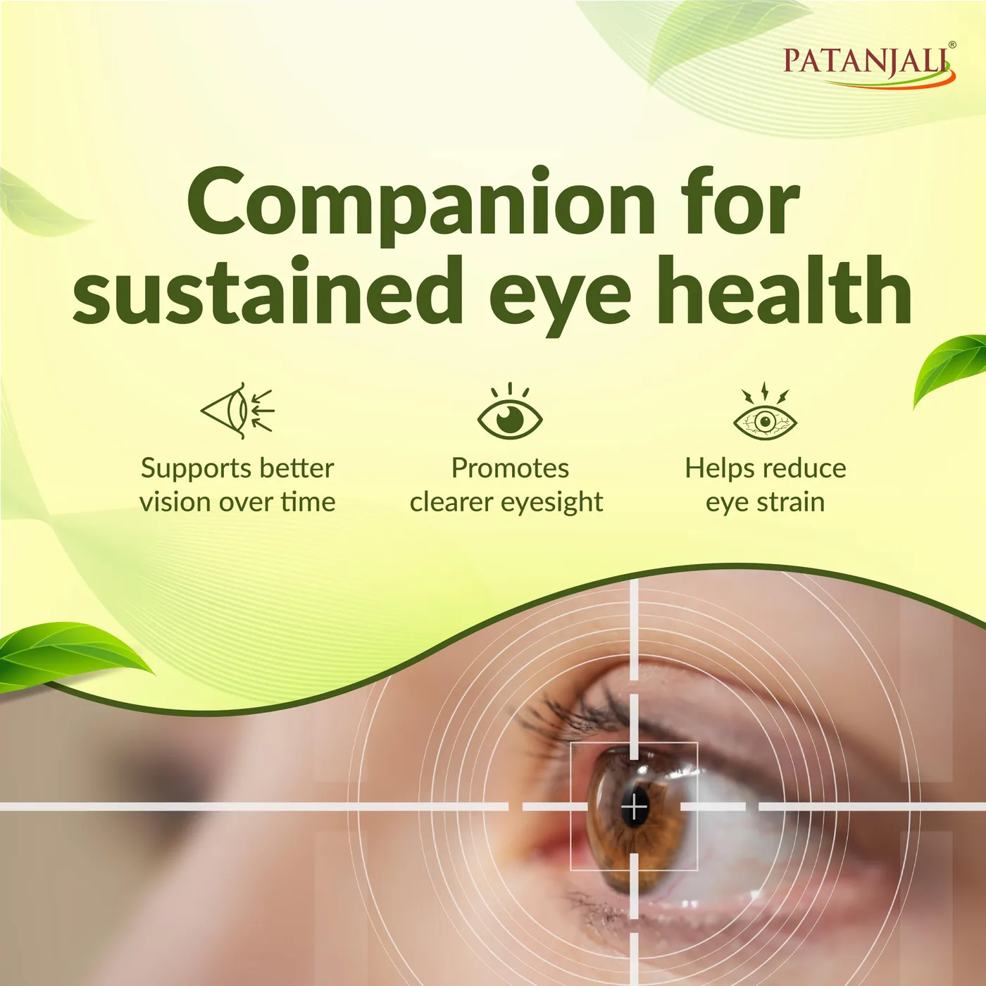 Patanjali Eyegrit Gold Tablets for Eye Care 2 Patanjali Divya Eyegrit Gold 20, Tablets Ayurvedic Supplement for Eye Health, Vision Support and Eye Care 2