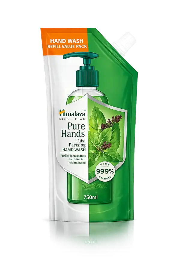 Tulsi Hand Wash for Germ Protection | Himalaya Himalaya Pure Hands Tulsi Hand Wash for Clean & Soft Hands