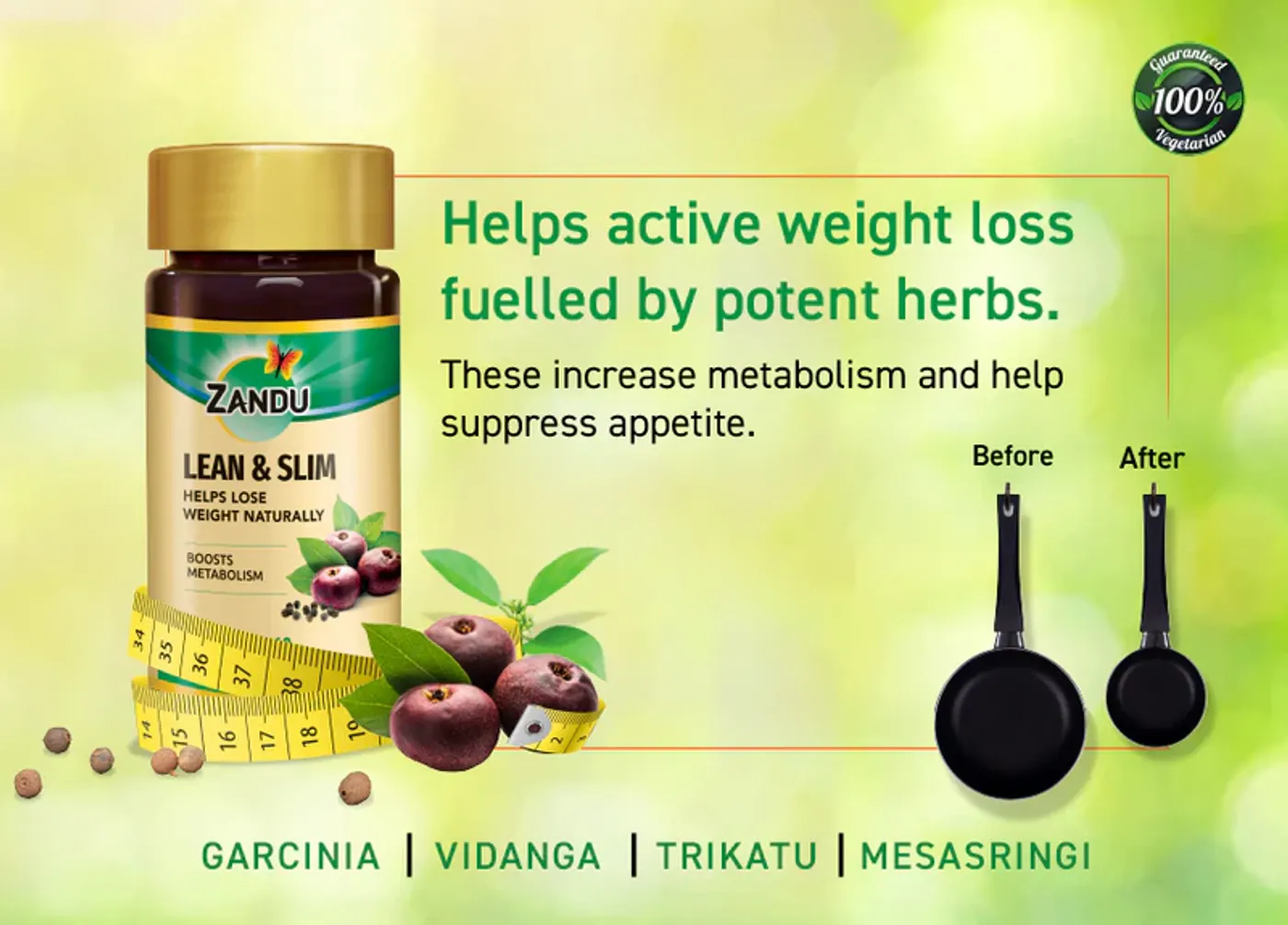 Zandu Lean & Slim Capsules | Supports Metabolism & Weight Management 2