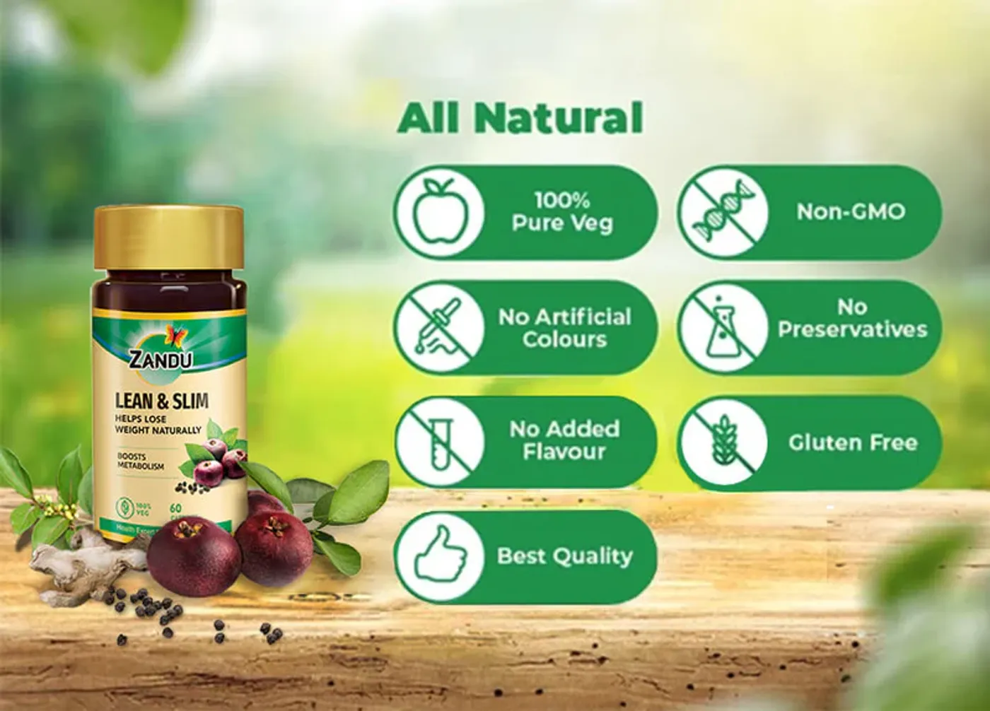 Zandu Lean & Slim Capsules | Supports Metabolism & Weight Management 3