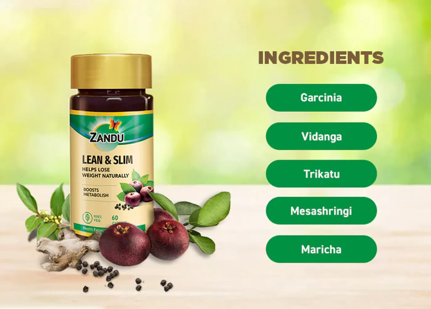 Zandu Lean & Slim Capsules | Supports Metabolism & Weight Management 6