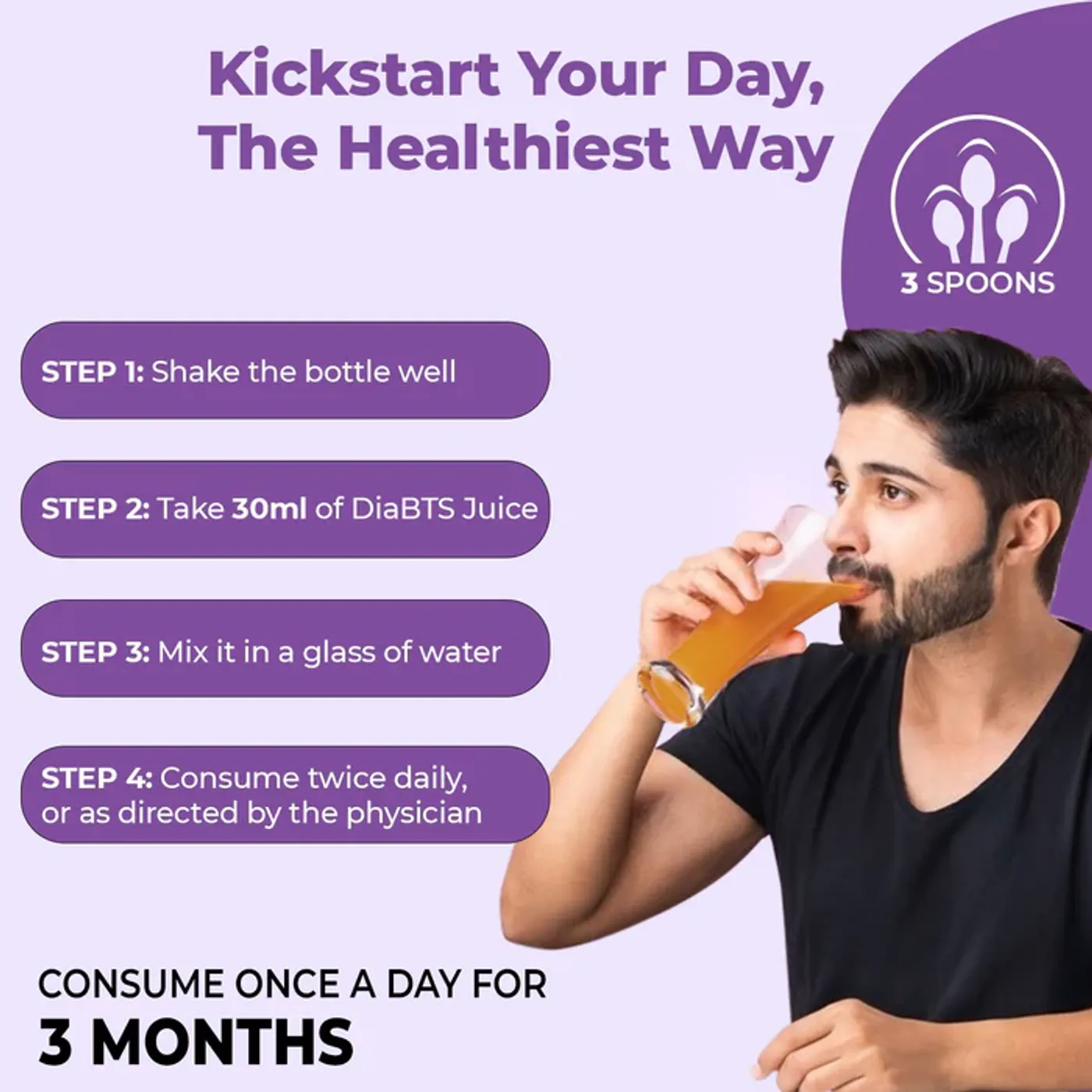 Zandu DiaBTS Care Juice | Supports Healthy Blood Sugar Management 3