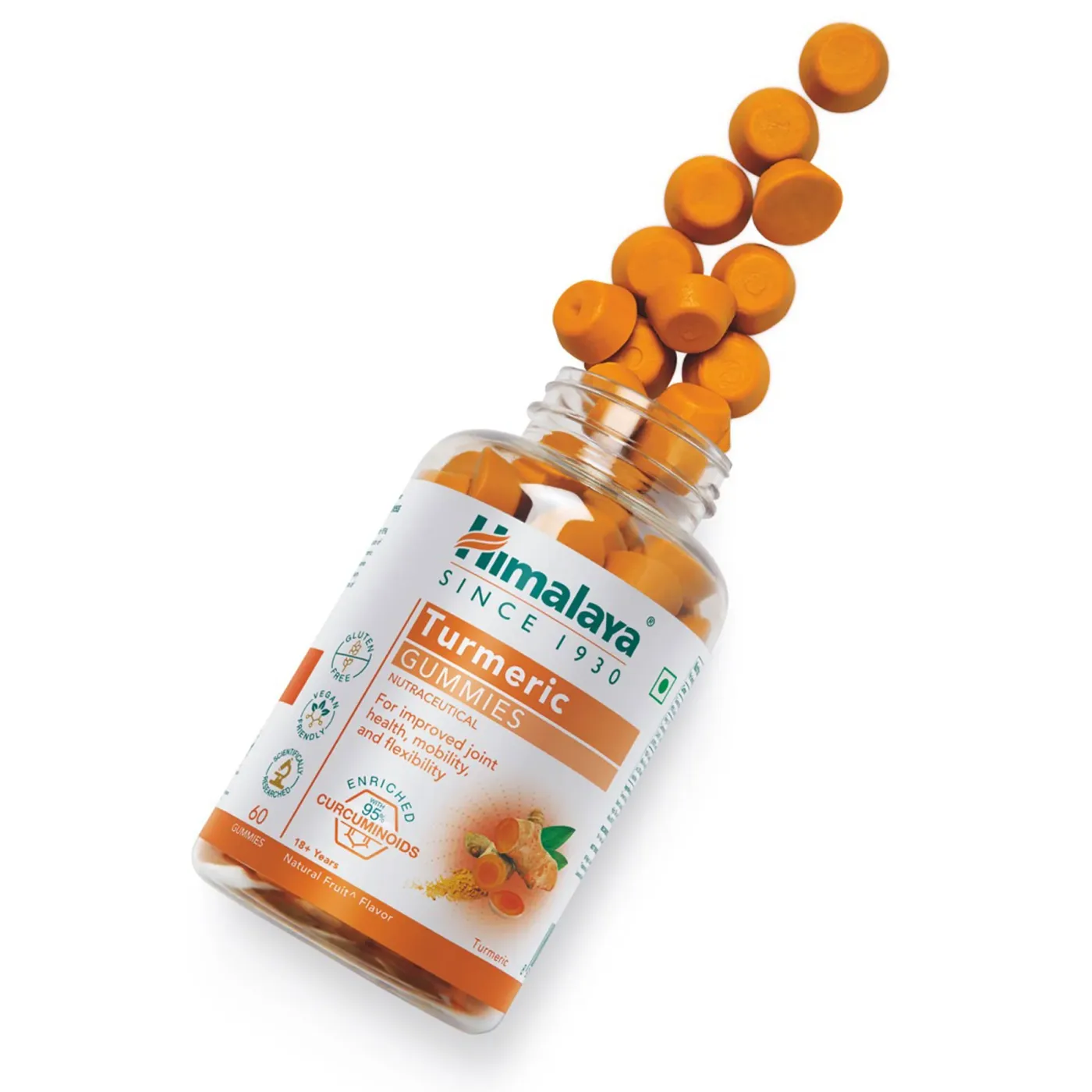 Himalaya Turmeric Gummies for Joint Health | Healthy Mobility 3 जोड़ों के स्वास्थ्य के लिए हिमालया टर्मरिक गमीज़ | स्वस्थ गतिशीलता और लचीली चाल | प्राकृतिक फलों का स्वाद | ग्लूटेन फ्री 3