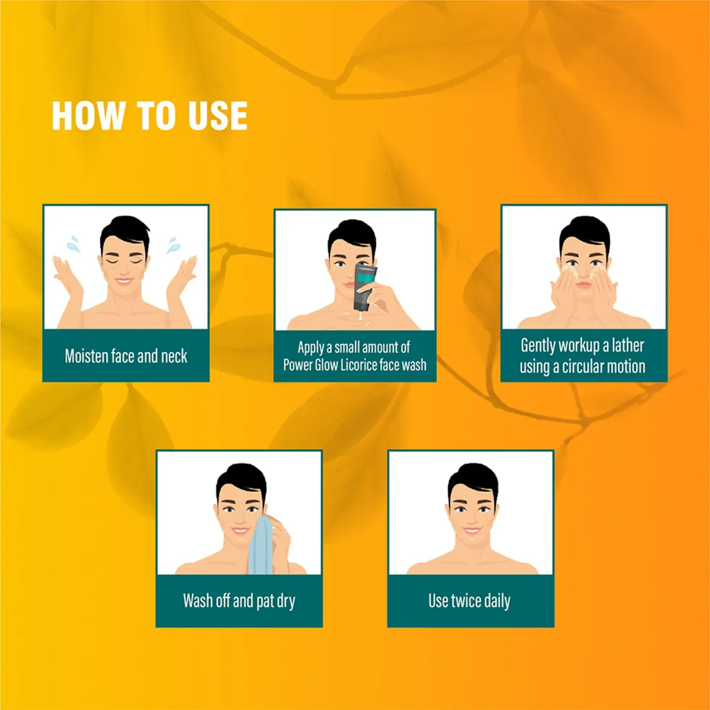 Himalaya Men Power Glow Face Wash 3 हिमालया मेन पावर ग्लो लिकोरिस फेस वॉश चमकदार, उज्ज्वल और साफ़ त्वचा के लिए 3