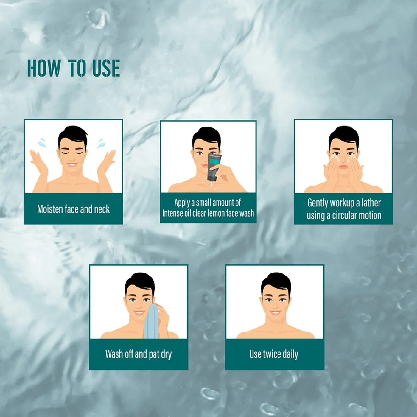 Himalaya Men Oil Clear Lemon Face Wash 3 हिमालया मेन इंटेंस ऑयल क्लियर लेमन फेस वॉश, ऑयल-फ्री, फ्रेश और क्लियर स्किन के लिए 3