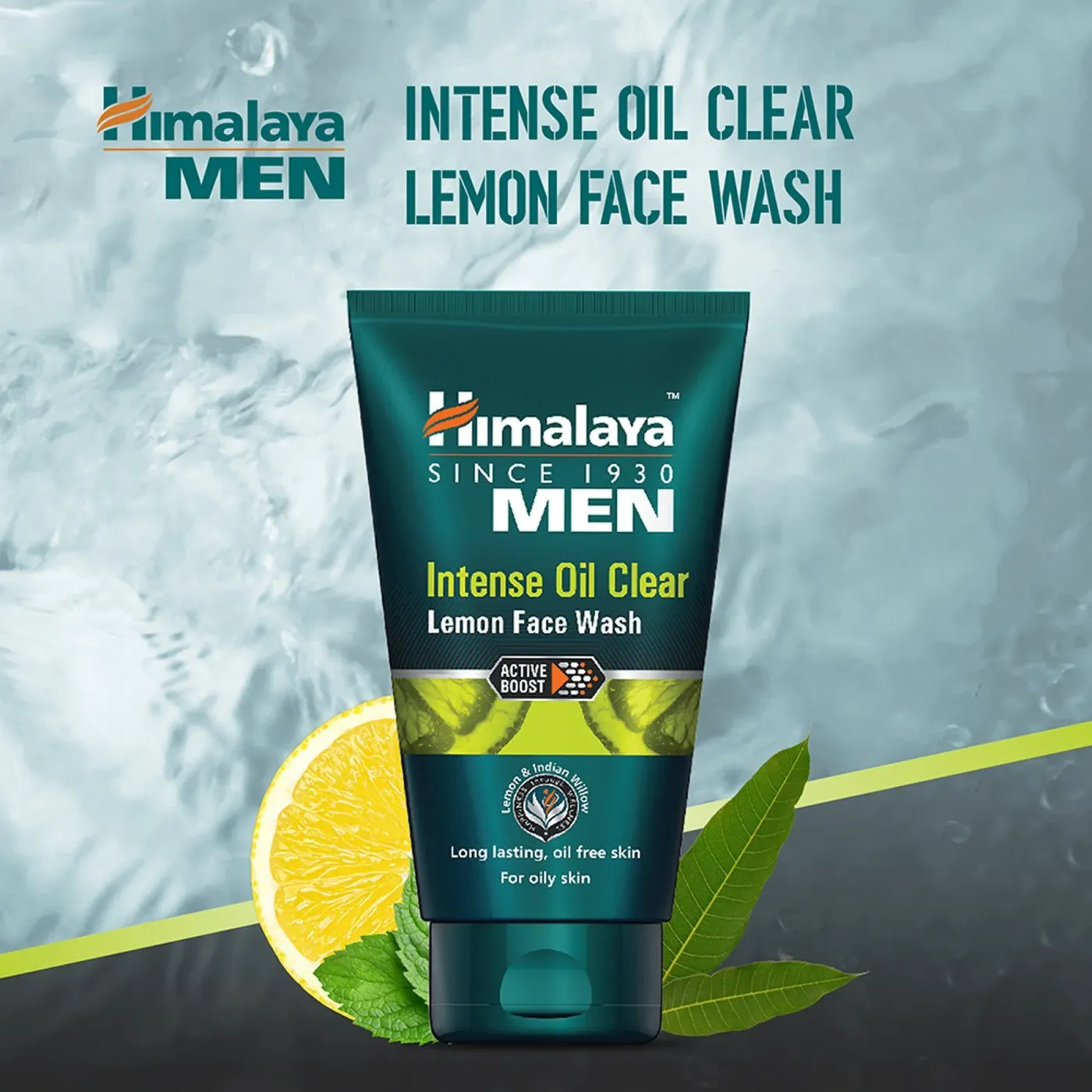 Himalaya Men Oil Clear Lemon Face Wash 4 हिमालया मेन इंटेंस ऑयल क्लियर लेमन फेस वॉश, ऑयल-फ्री, फ्रेश और क्लियर स्किन के लिए 4
