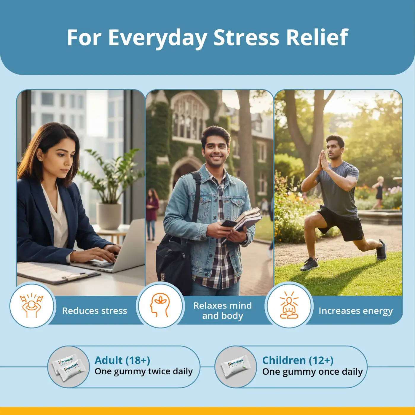 Himalaya Ashwagandha Gummies for Stress Support, Daily Energy & Relaxation | Natural Fruit Flavour | Gluten Free 7