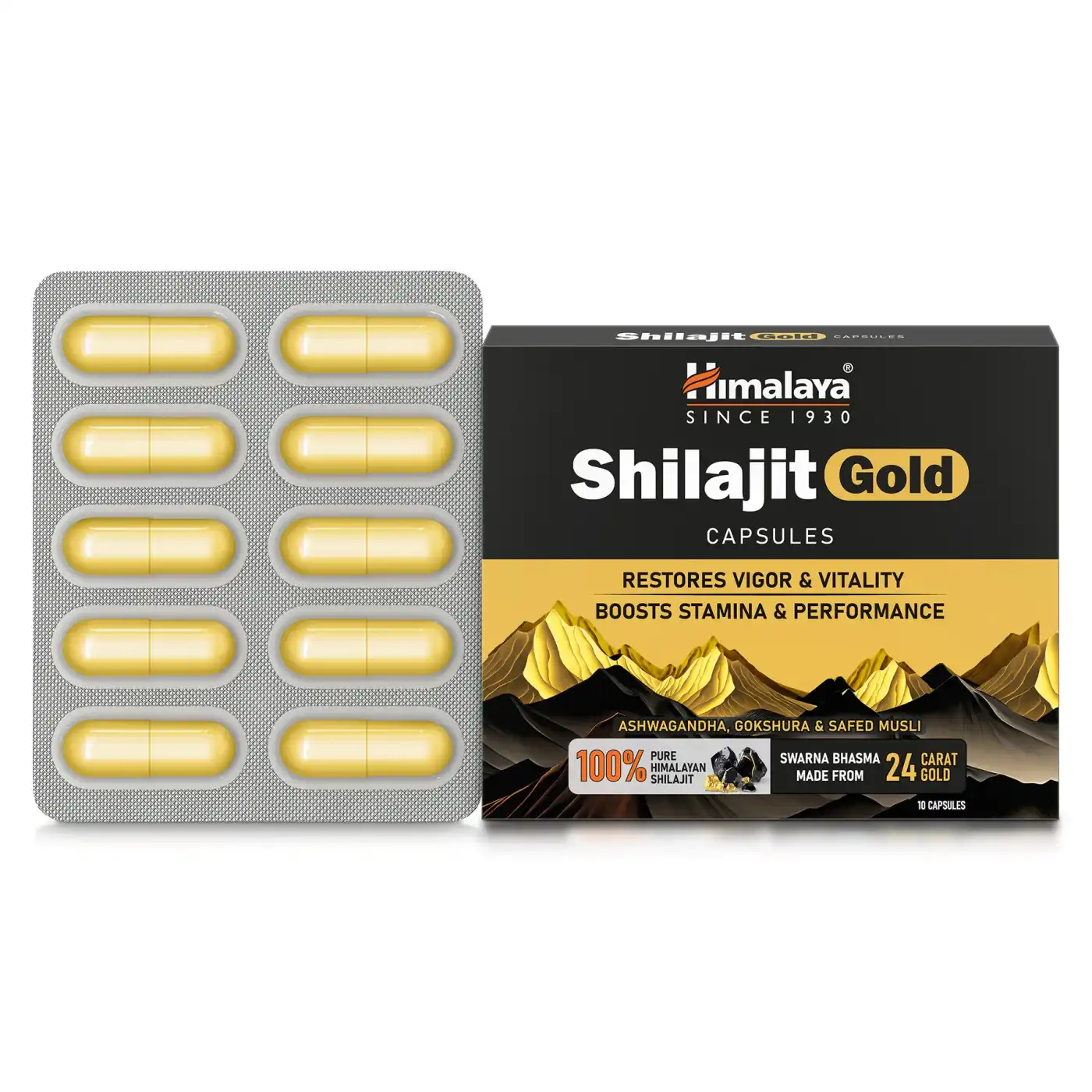 Himalaya Shilajit Gold Capsules 5 Himalaya Shilajit Gold Capsules for Enhanced Vitality, Energy & Stamina 5
