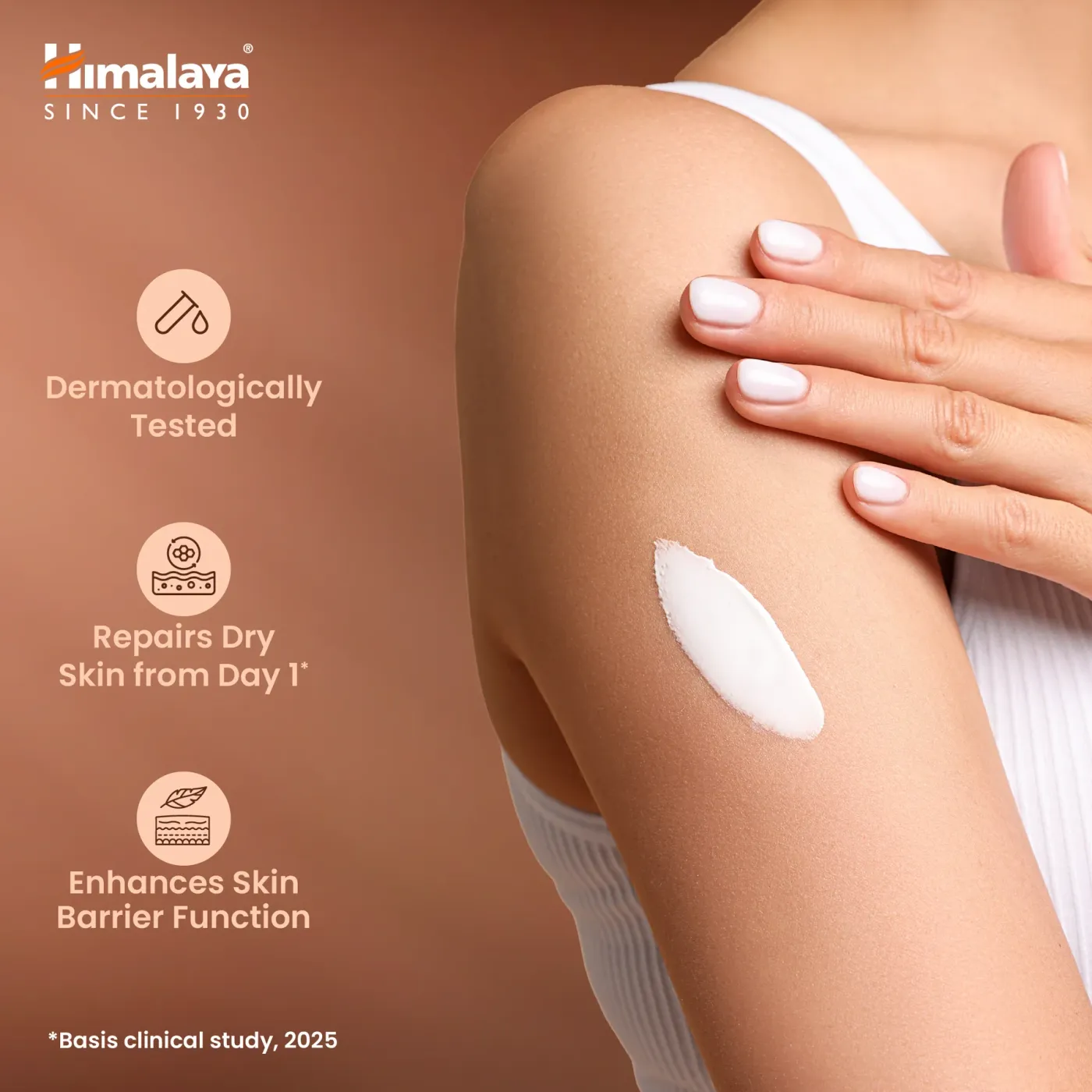 Himalaya Cocoa Butter Intensive Serum Body Lotion | വരണ്ട ചർമ്മത്തെ പോഷിപ്പിക്കുകയും മൃദുവാക്കുകയും ചെയ്യുന്നു | Cocoa Butter, Wheat Germ Oil എന്നിവ ചേർത്ത് സമ്പുഷ്ടം | pH 5.5 സമതുലിതം | 48 മണിക്കൂർ ഈർപ്പം നിലനിർത്തുന്നു 4
